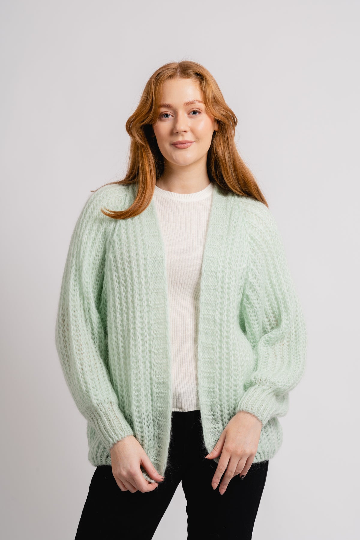Joseph Cardigan Solid - Pistacio Green