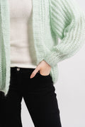 Joseph Cardigan Solid - Pistacio Green