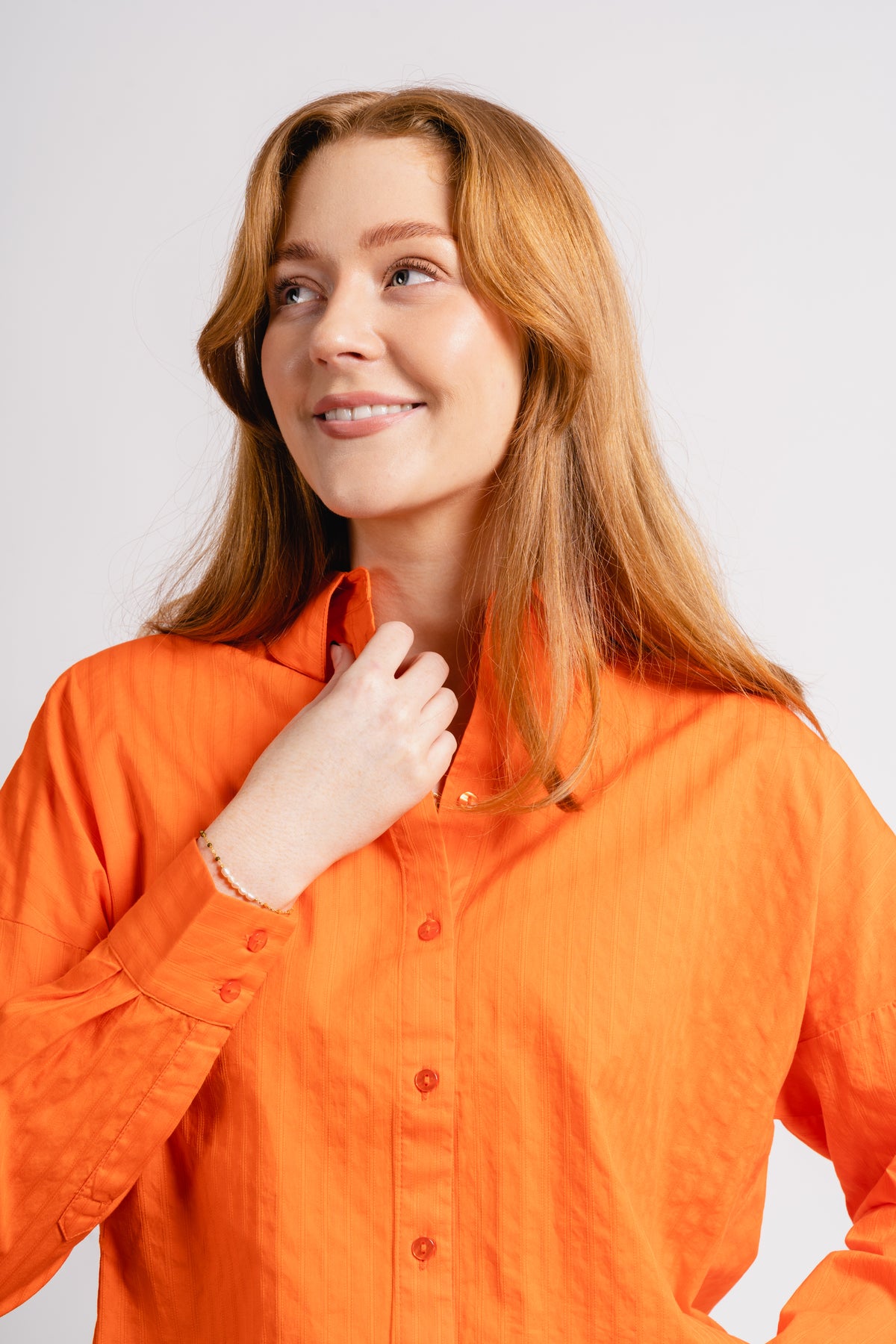 Lina-Sanni Ls Shirt - Orangeade