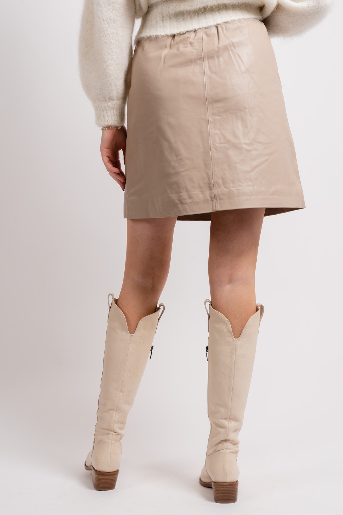 WookIW Short Skirt - Mocha Grey