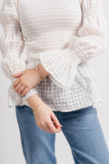 Dicte Mona Blouse - White