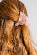 Paua Hair Claw - Pink Icing