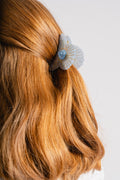 Paua Hair Claw - Blue Surf