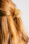Paua Hair Claw - Mellow Yellow