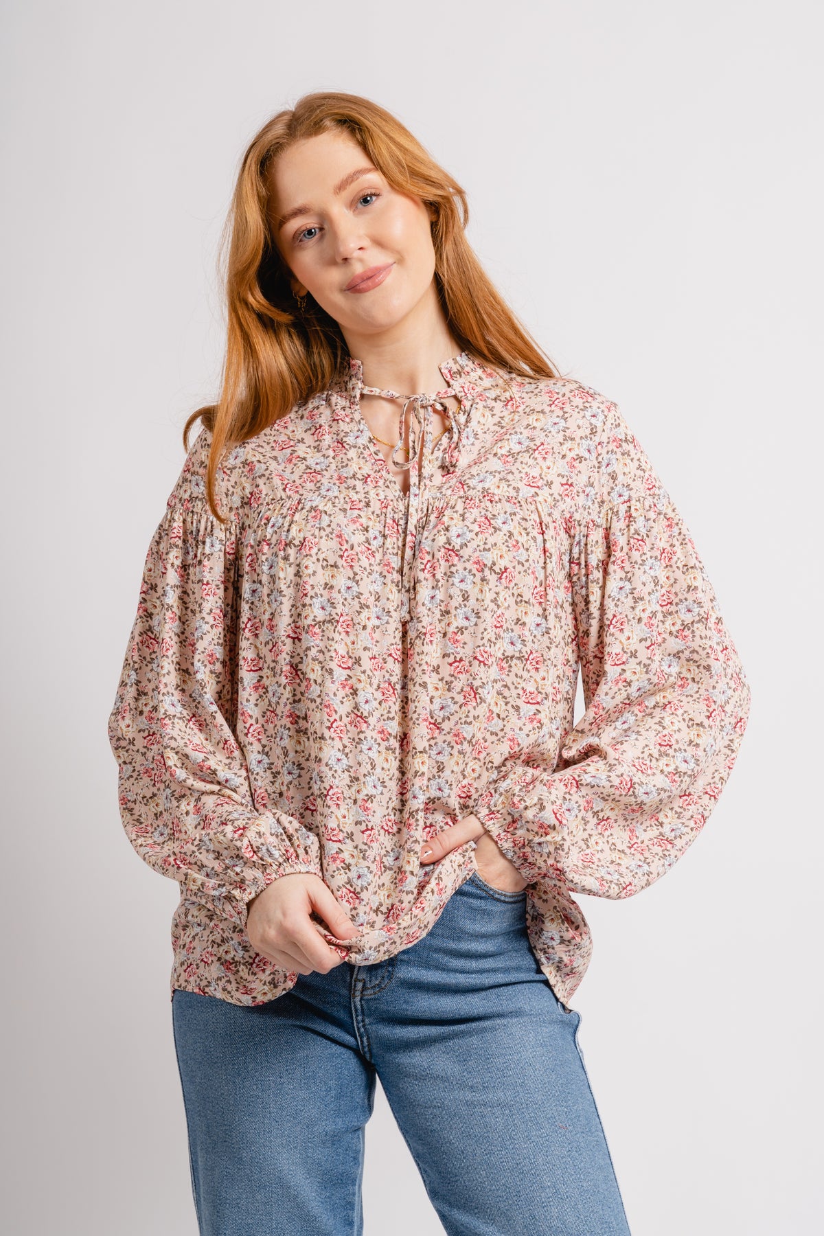 Summer Blouse - Pale Rose
