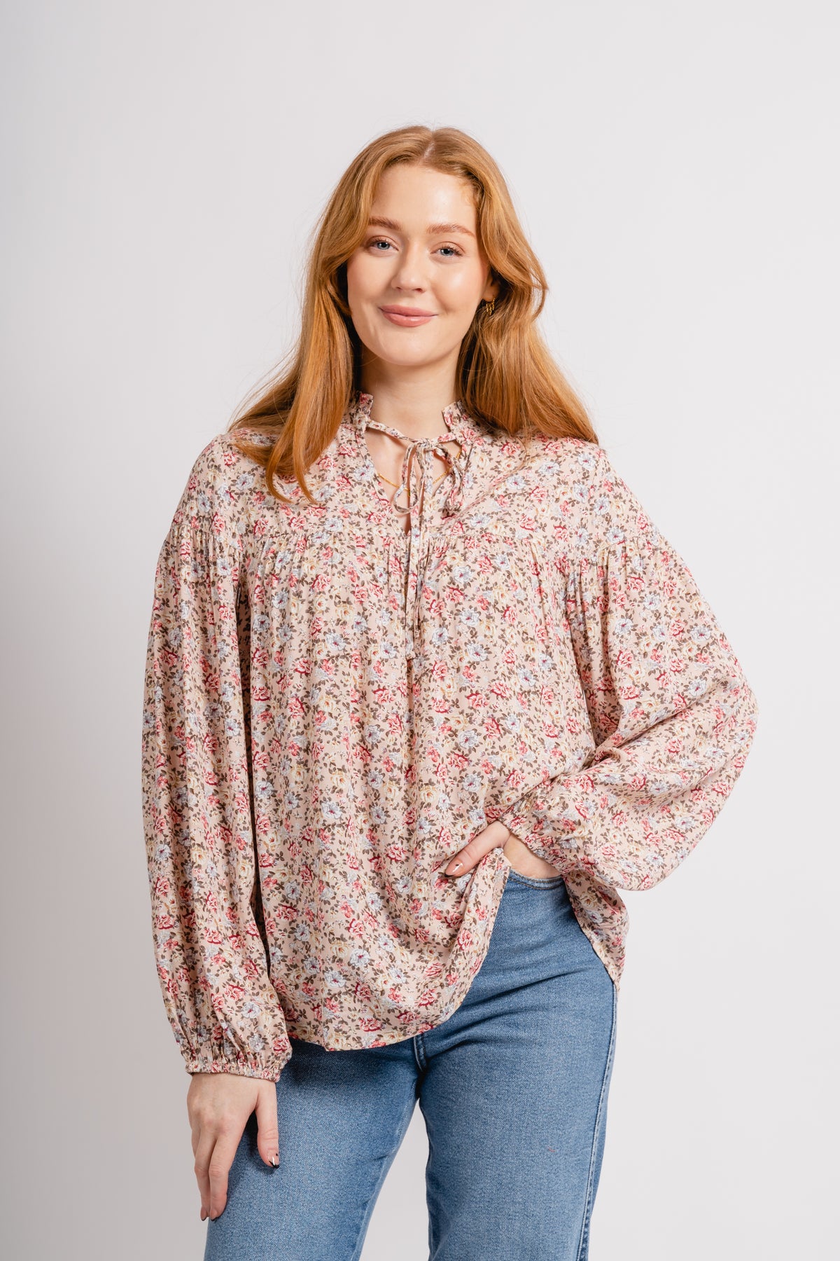 Summer Blouse - Pale Rose