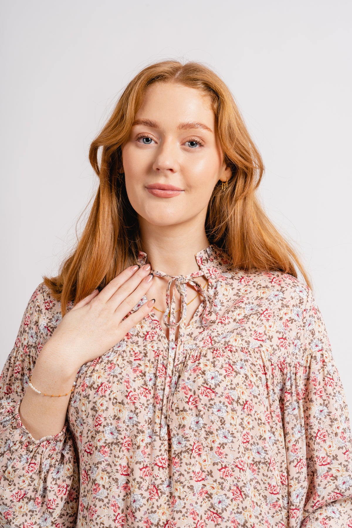 Summer Blouse - Pale Rose