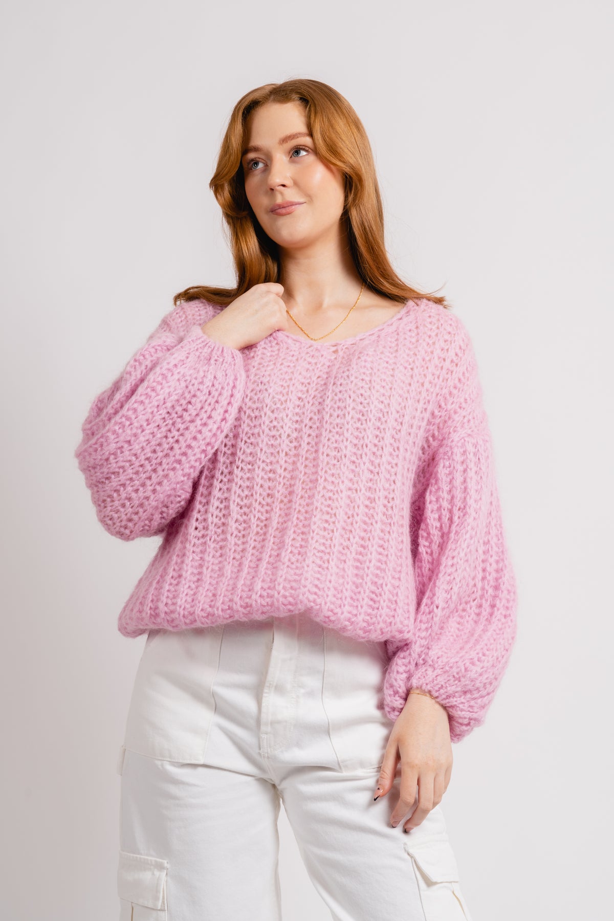 Joseph Blouse Solid - Rose Pink