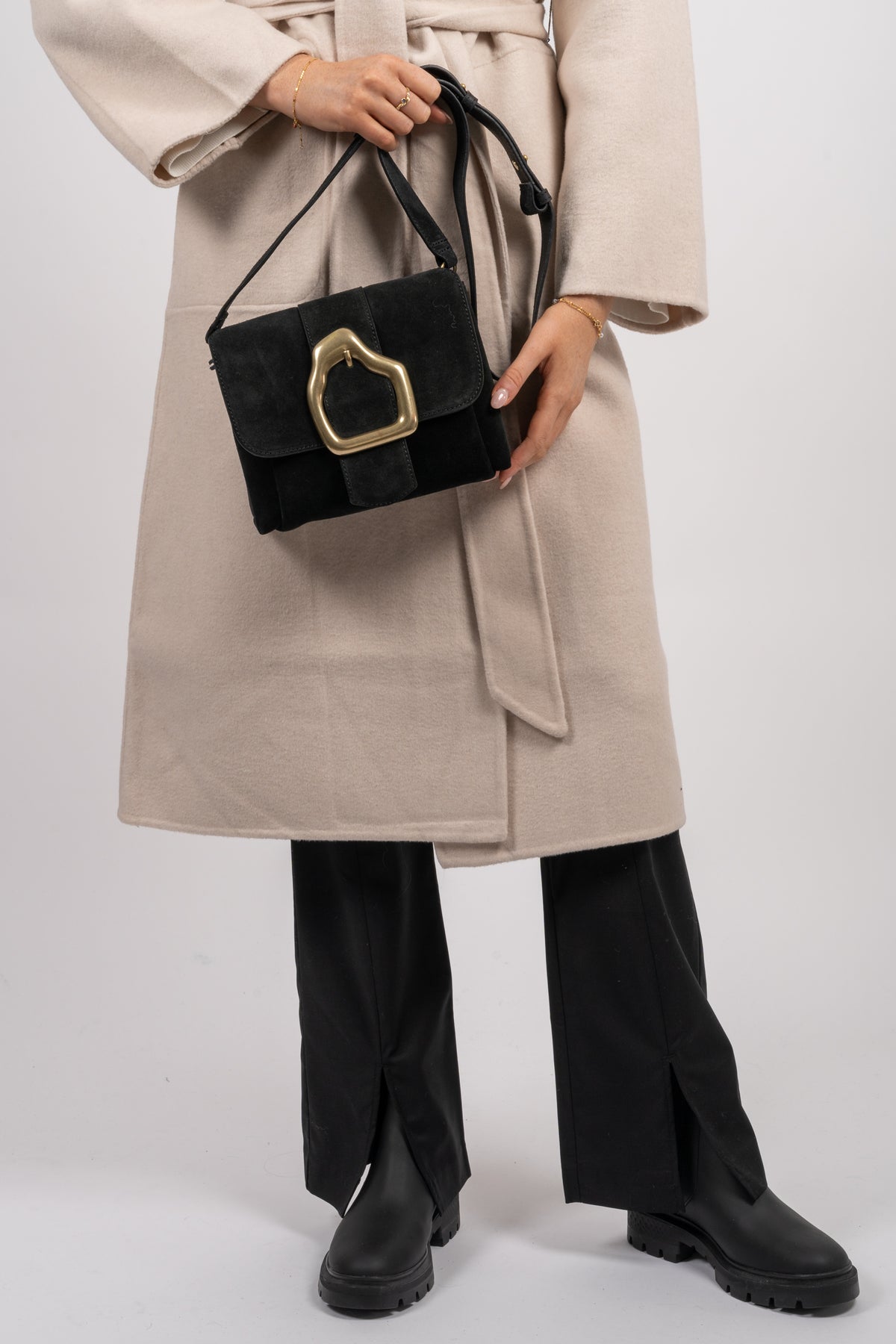 Nami Mini - Black Suede