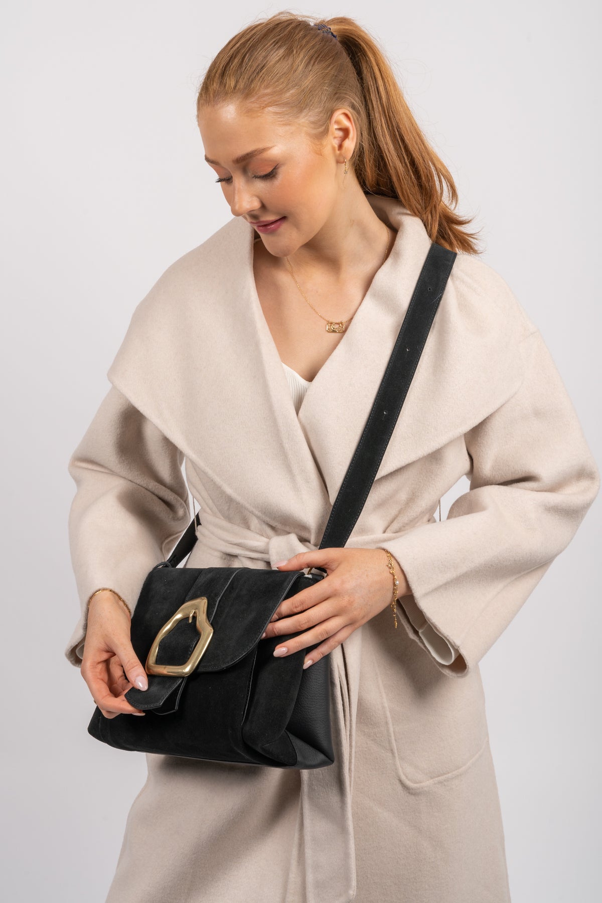 Nami - Black Suede