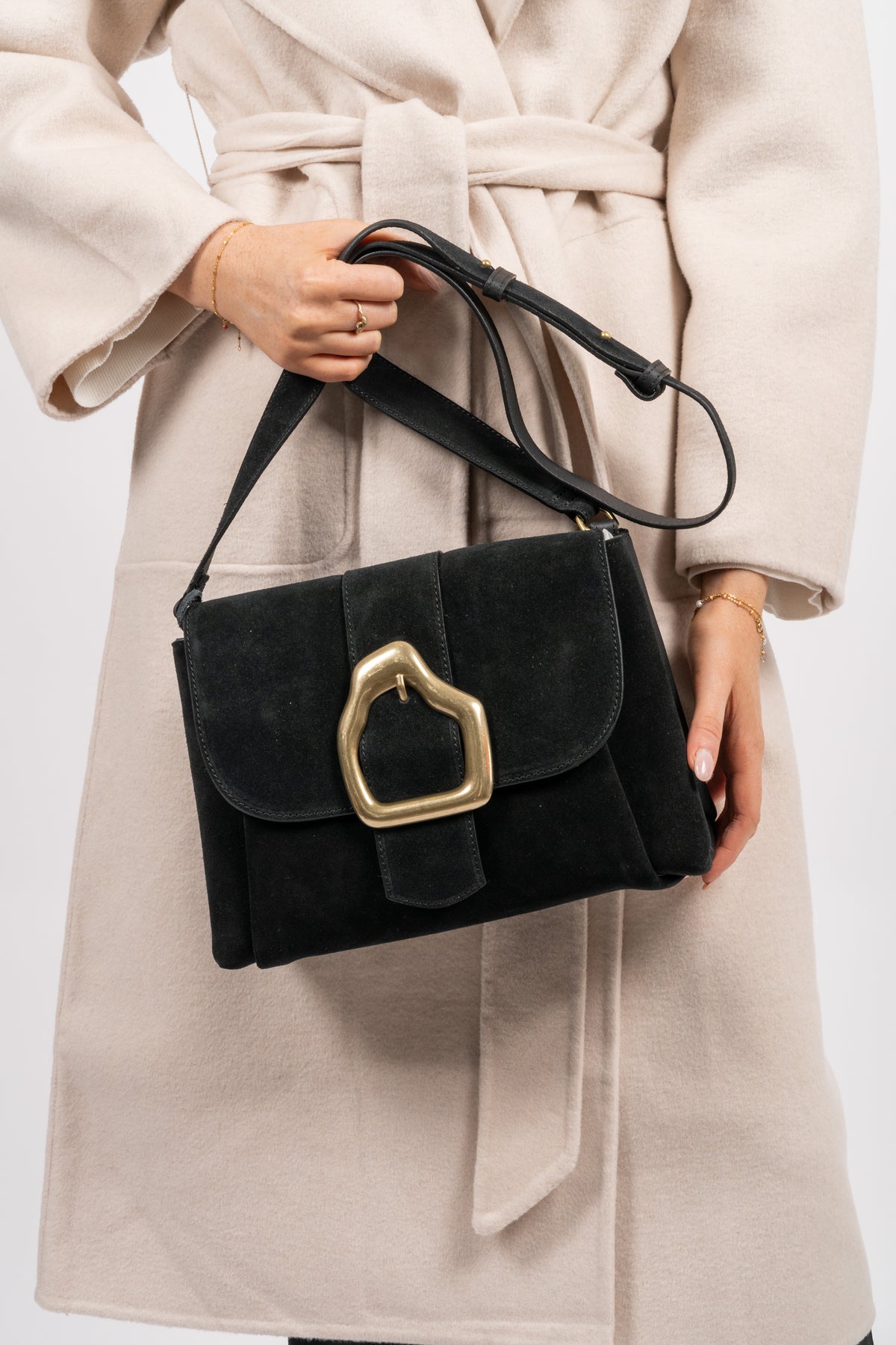 Nami - Black Suede