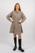 Saloma Ladonna Shirt Dress Aop - Cement Dot