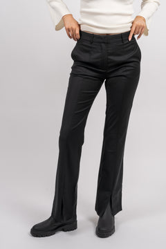 Jolene Split Pants - Black