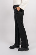 Jolene Split Pants - Black
