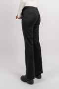 Jolene Split Pants - Black