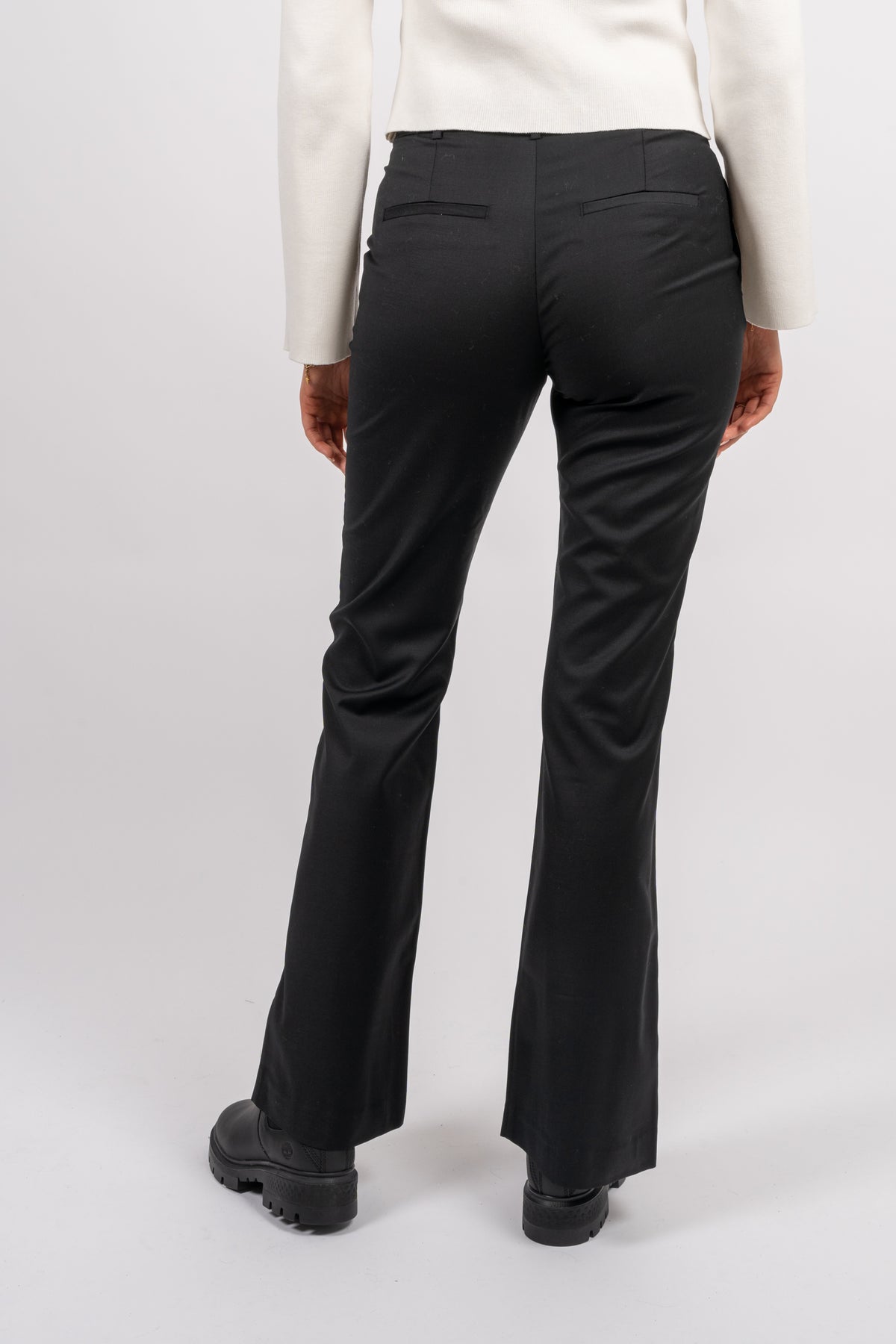 Jolene Split Pants - Black