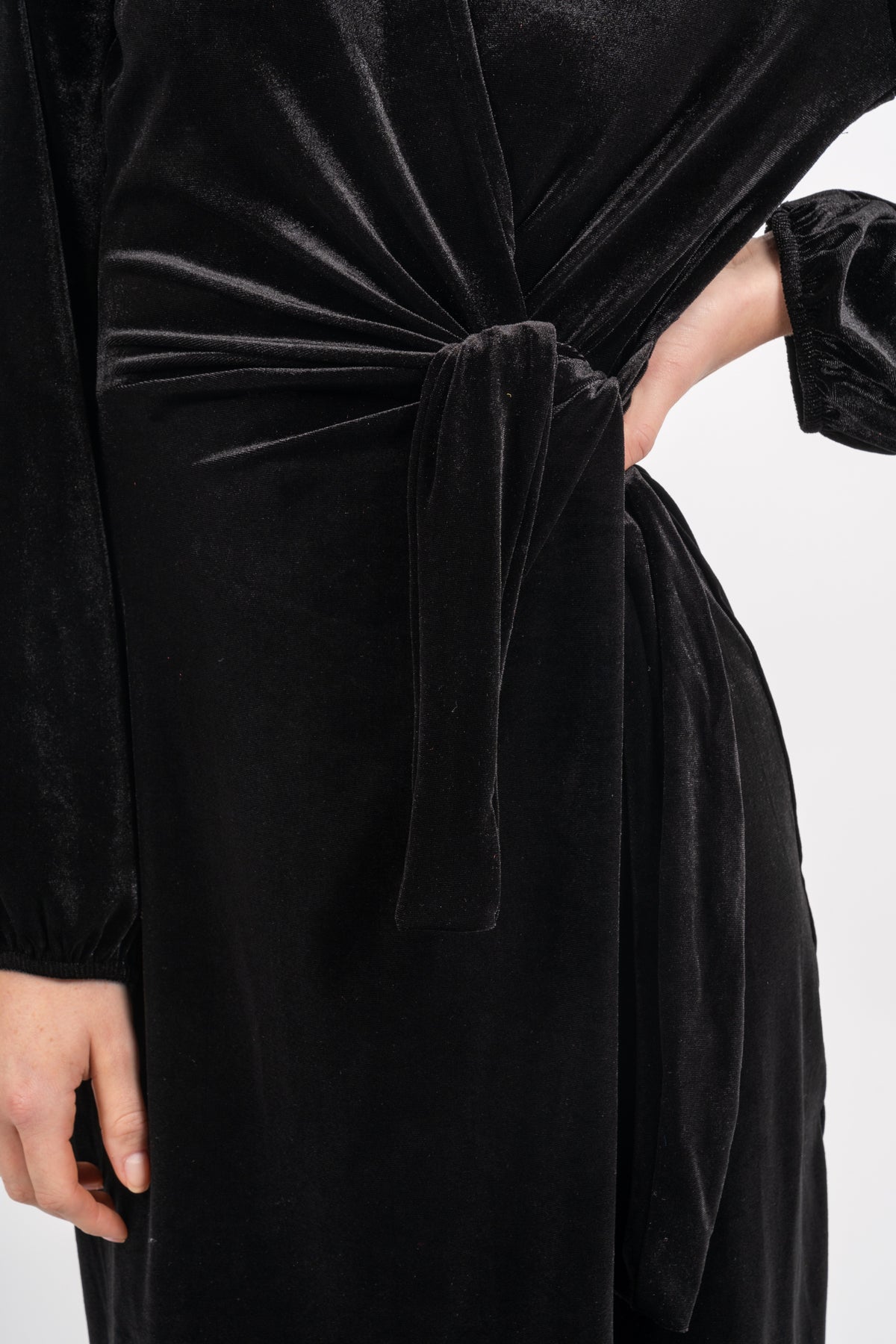 GorielIW Wrap Dress - Black