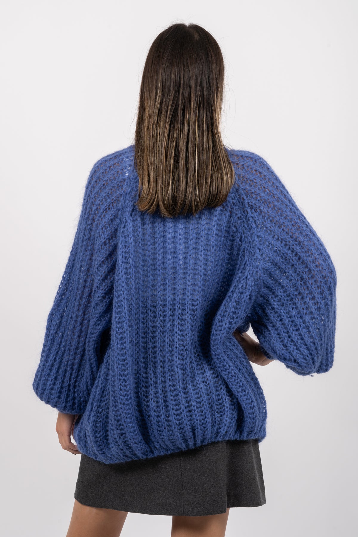 Joseph Cardigan Solid - Royal Blue