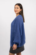Joseph Cardigan Solid - Royal Blue