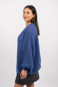 Joseph Cardigan Solid - Royal Blue