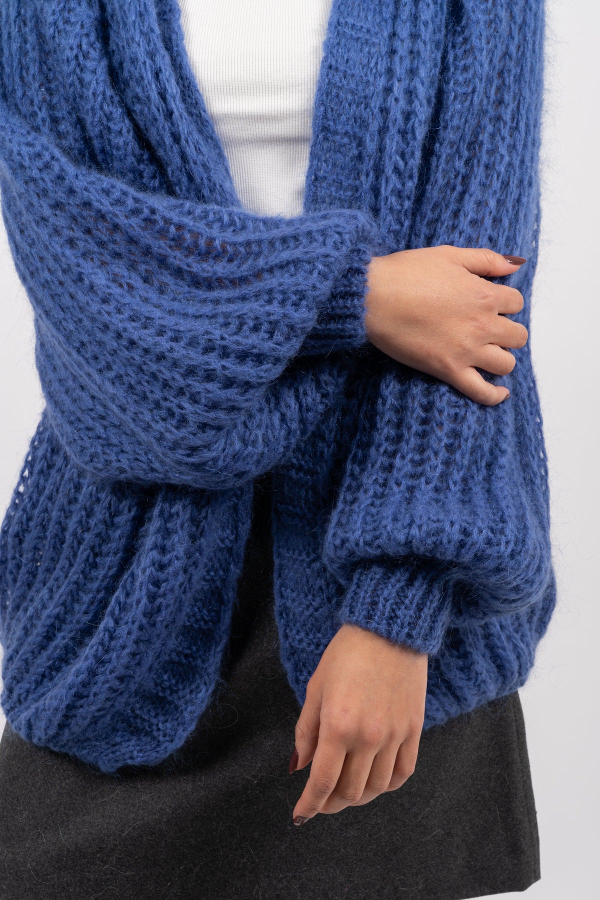 Joseph Cardigan Solid - Royal Blue