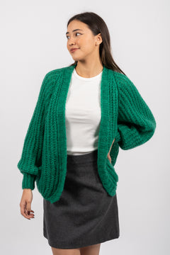 Joseph Cardigan Solid - Dark Green