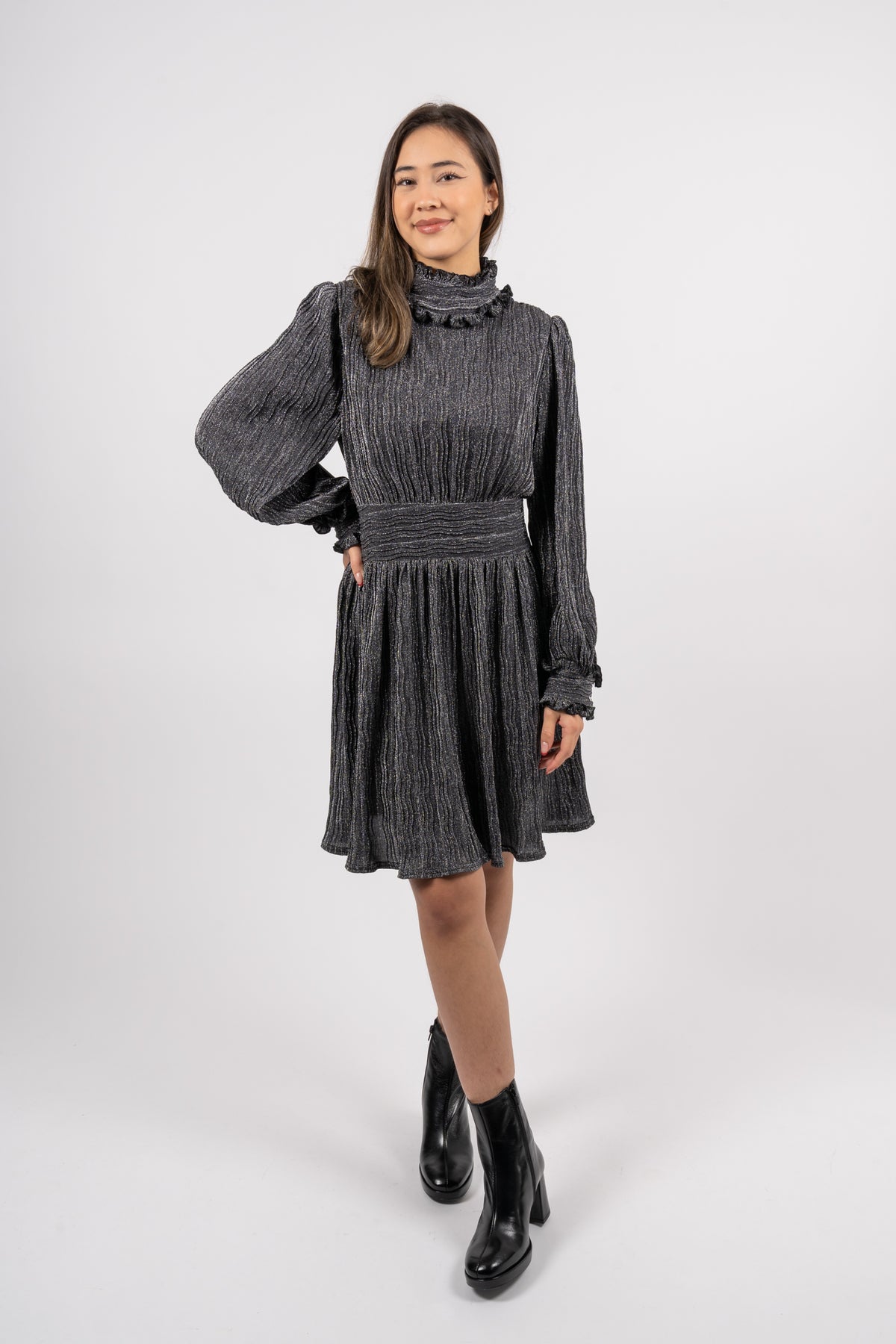 Addison Dress - Silver