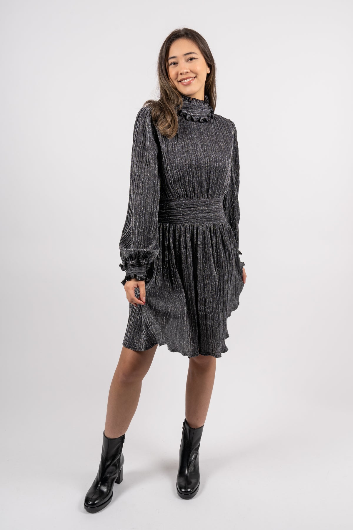 Addison Dress - Silver