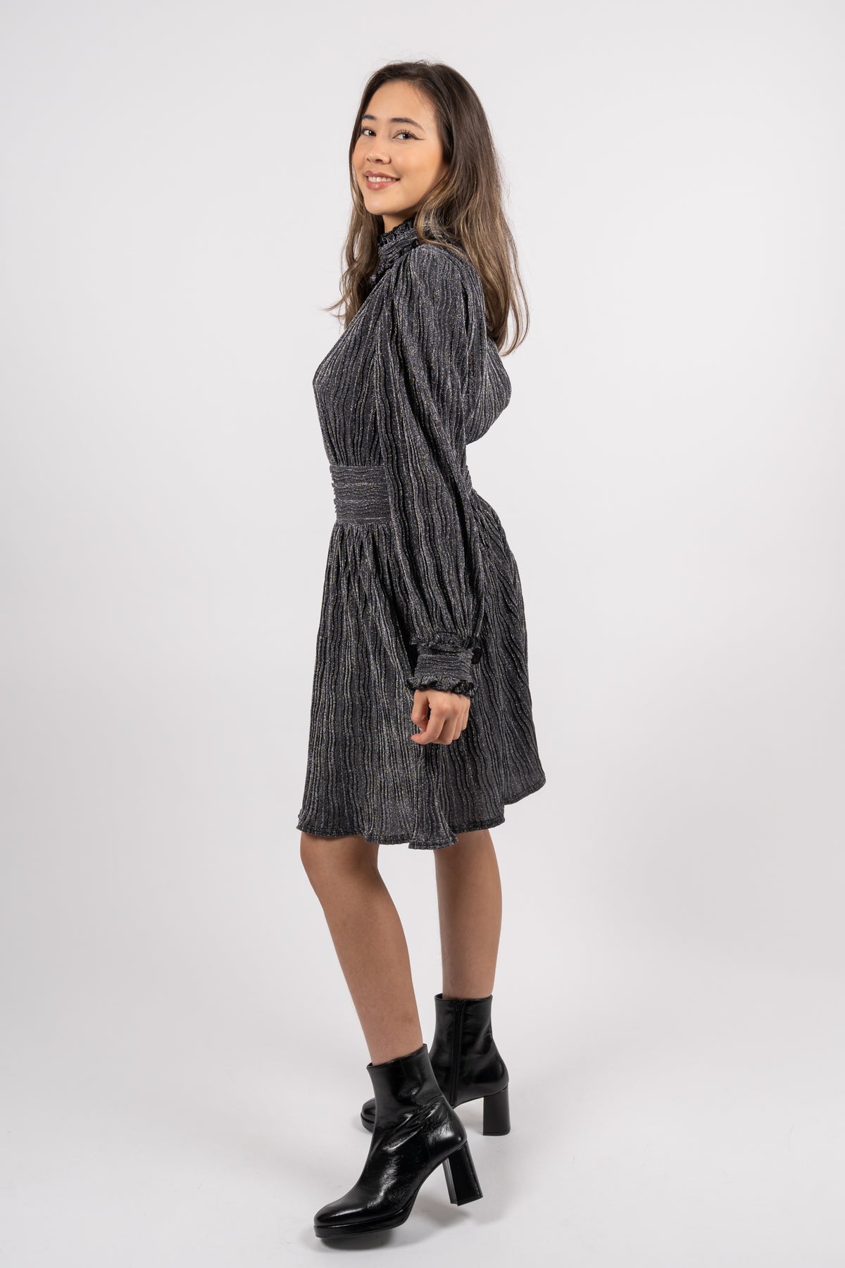 Addison Dress - Silver