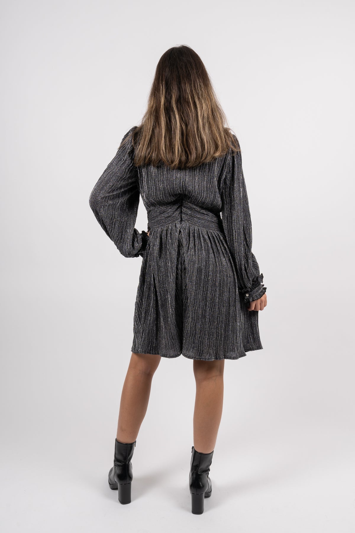 Addison Dress - Silver