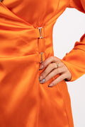 Dance Dress - Mandarin Orange
