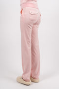 Del Ray Classic Velour Pant Pocket - Almond Blossom