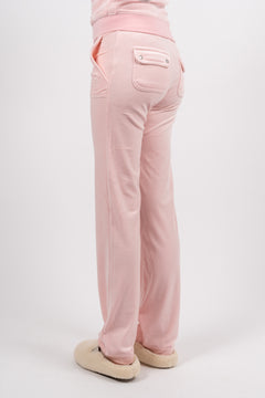 Del Ray Classic Velour Pant Pocket - Almond Blossom