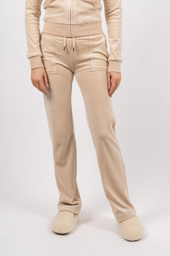 Del Ray Classic Velour Pant Pocket - Brazilian Sand