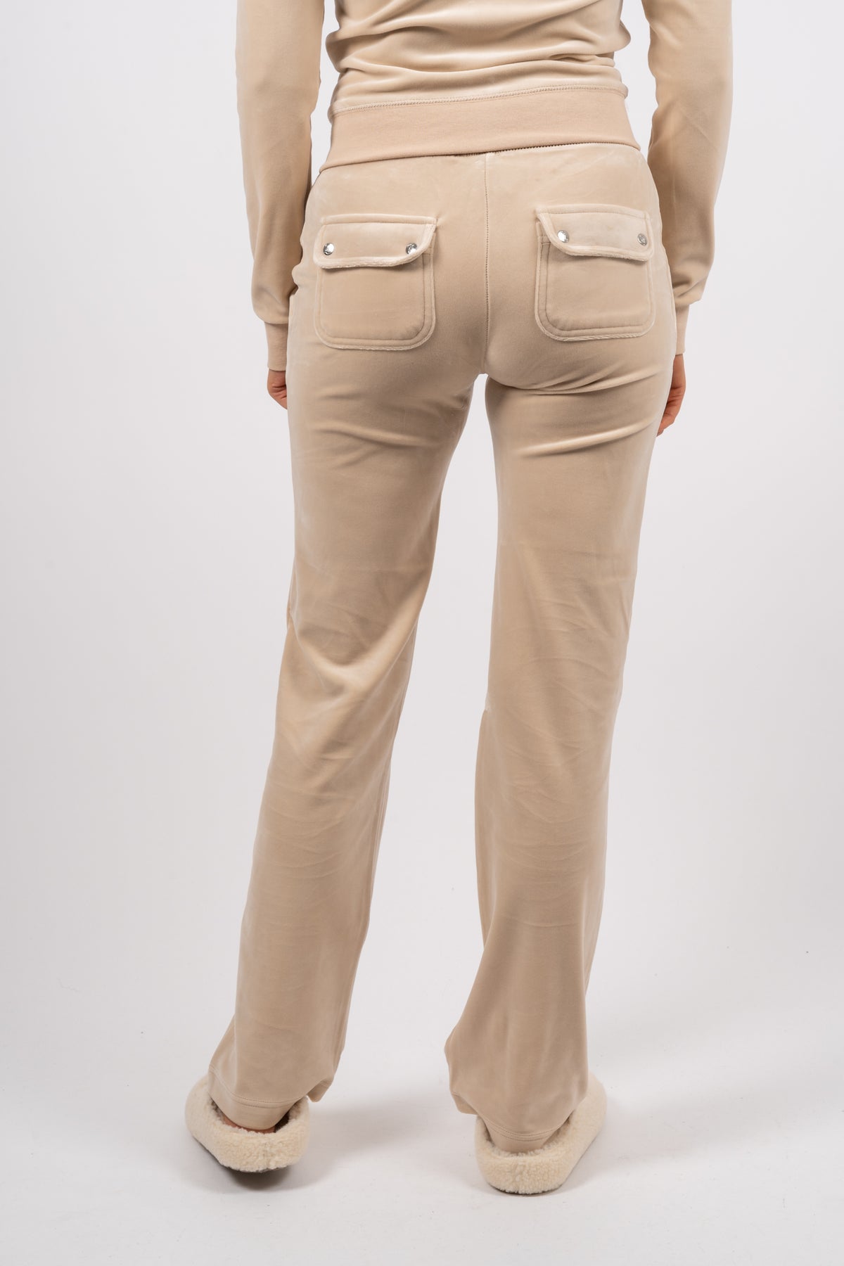 Del Ray Classic Velour Pant Pocket - Brazilian Sand