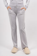 Del Ray Classic Velour Pant Pocket - Quite Gray