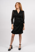 Nanna Shimmering Dress - Black