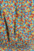 Louela Mini Dress - Mohina Floral Print-Blue