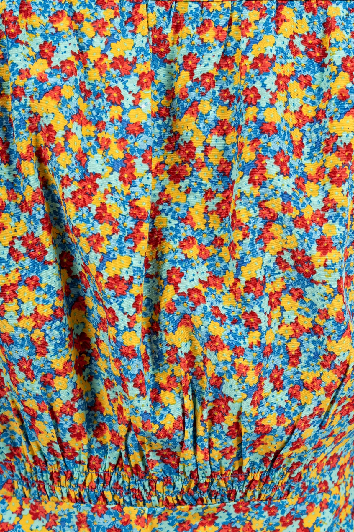 Louela Mini Dress - Mohina Floral Print-Blue