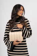 Brynn Panel Bag - Warm Sand/ Silver