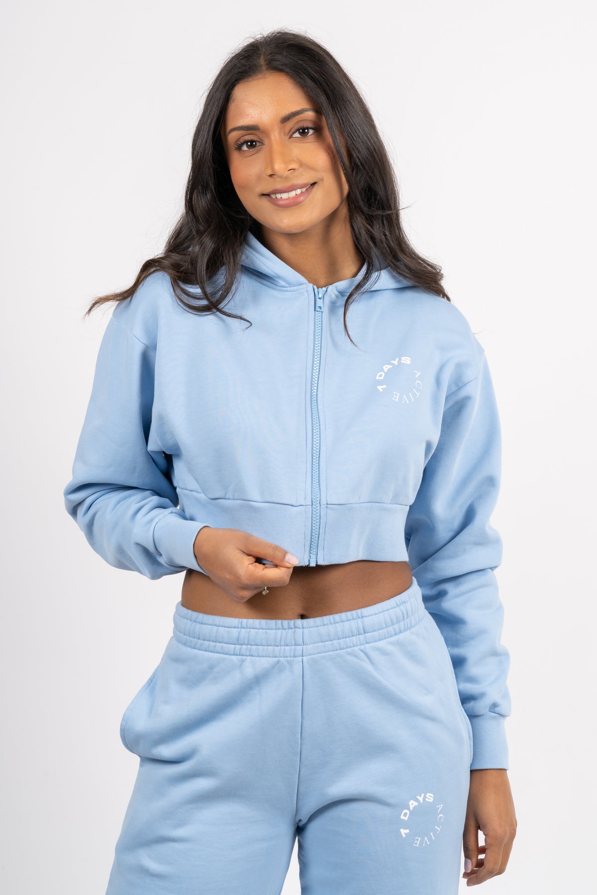 Cropped Hoodie - Frozen Fjord