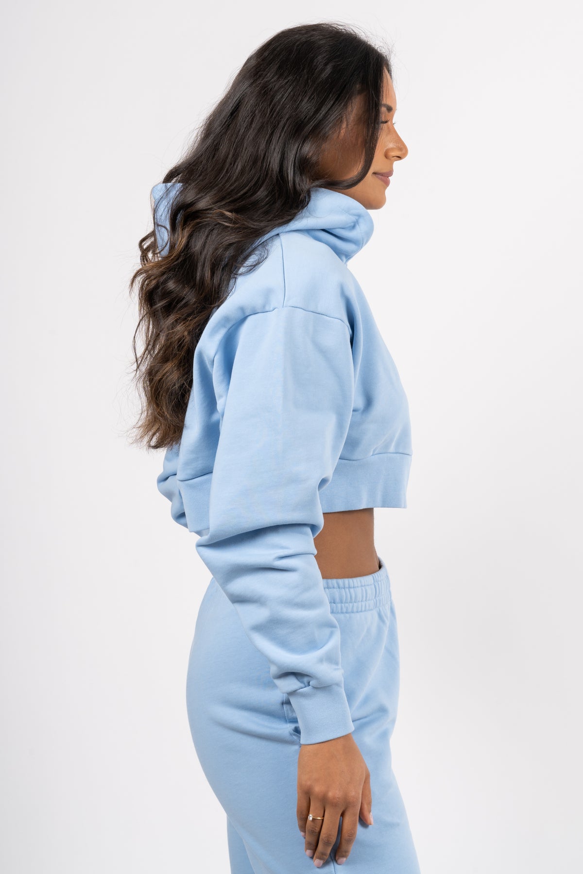 Cropped Hoodie - Frozen Fjord