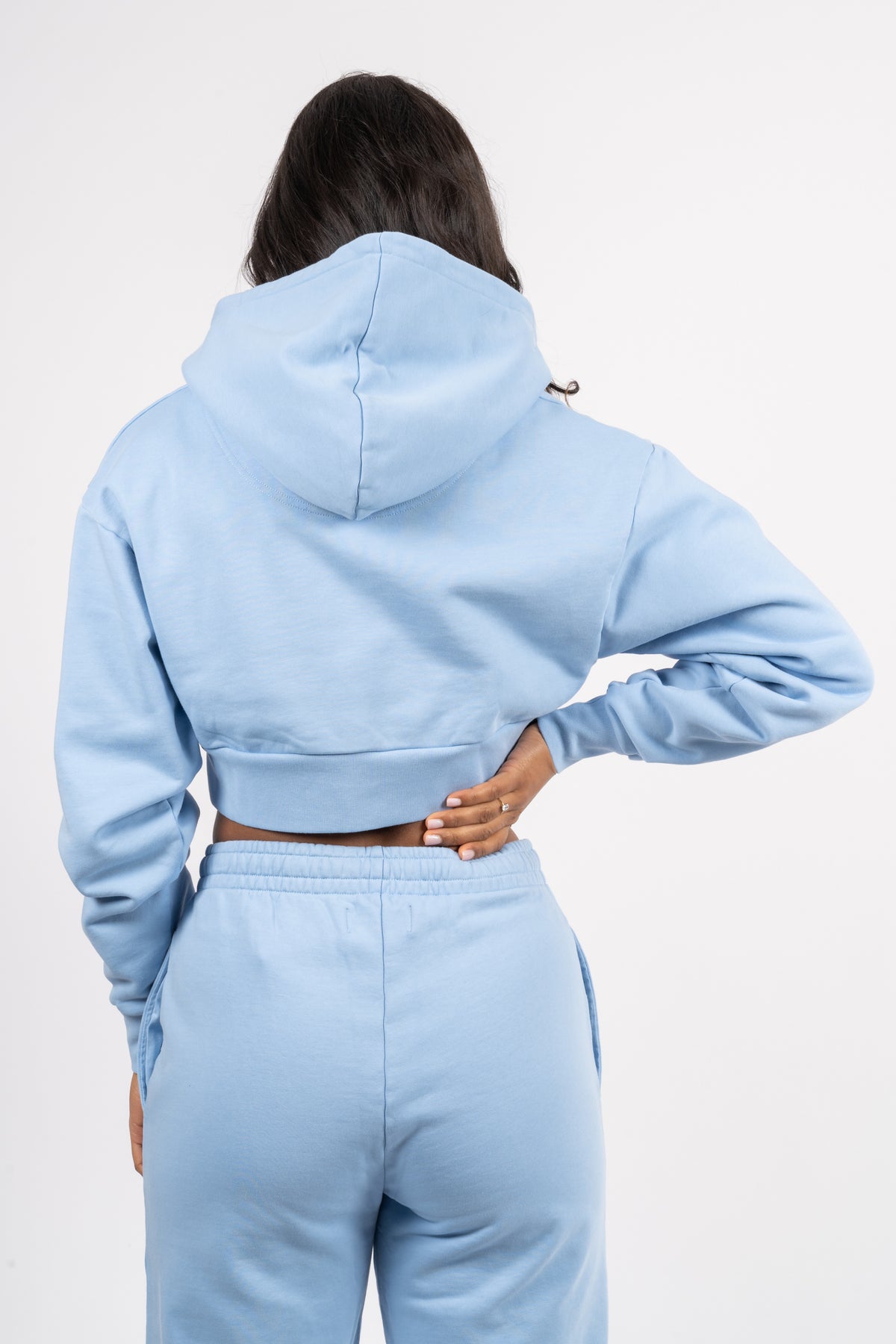 Cropped Hoodie - Frozen Fjord