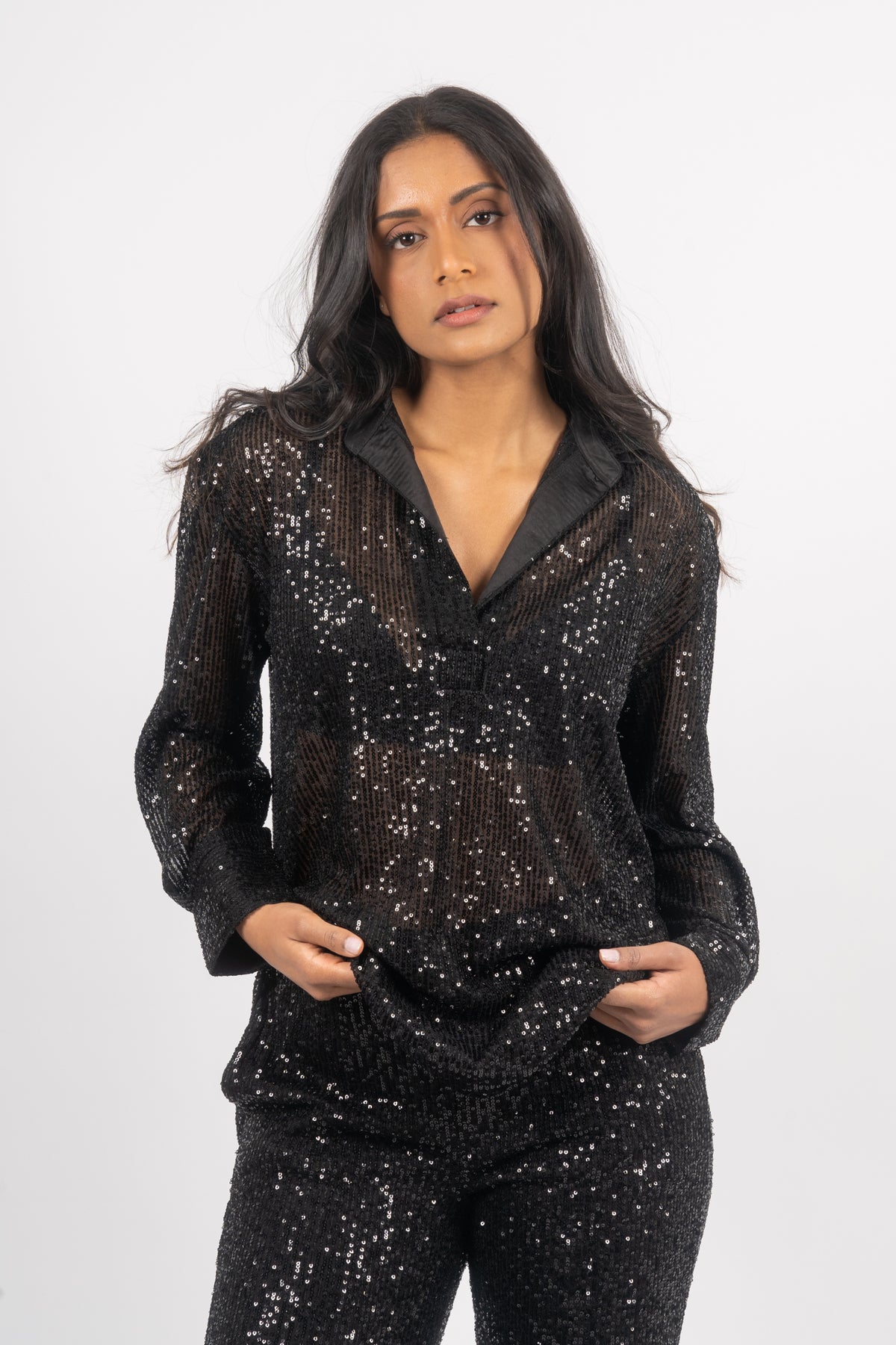 Shine On Blus - Svart