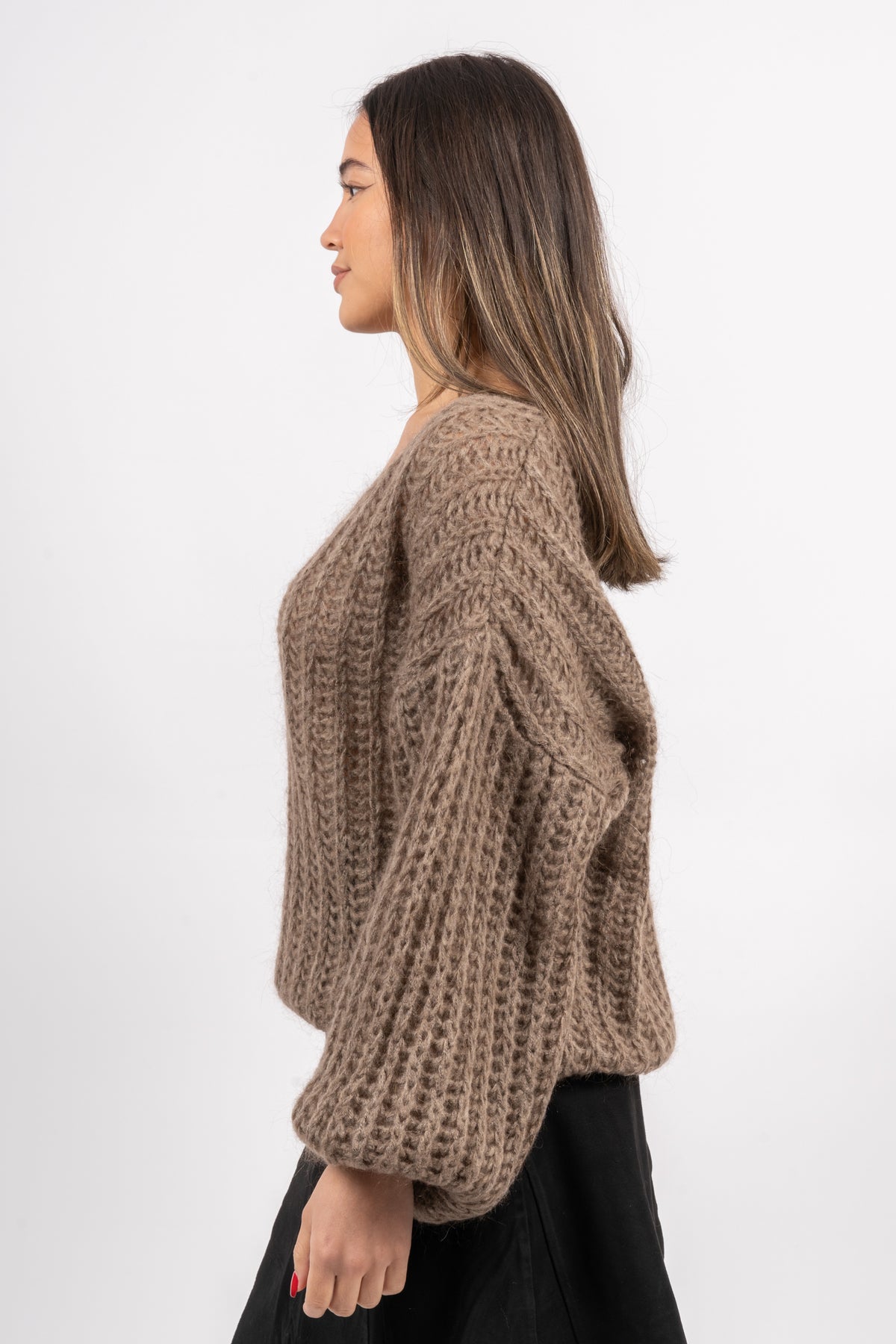 Joseph Blouse Solid - Brown