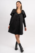 Fawn Short Dress - Noir