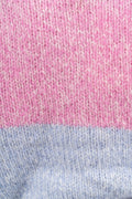 Winnie Ls Knit O-Neck - Cyclamen Mix
