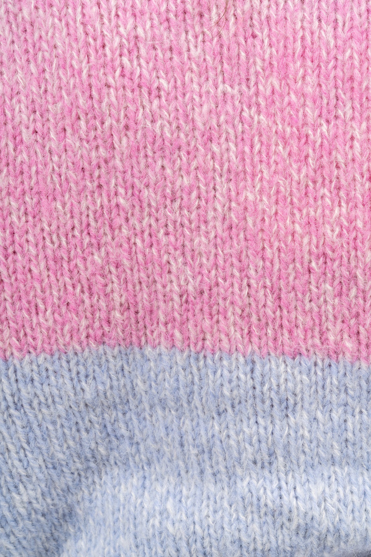 Winnie Ls Knit O-Neck - Cyclamen Mix