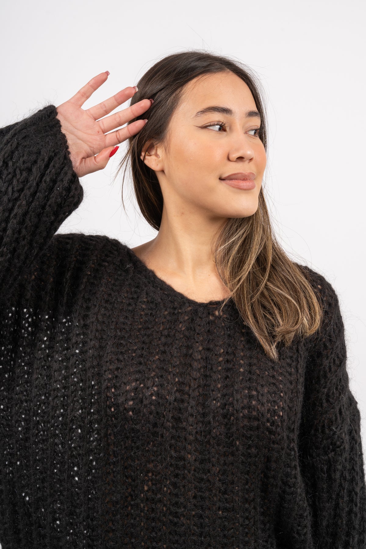 Joseph Blouse Solid - Svart