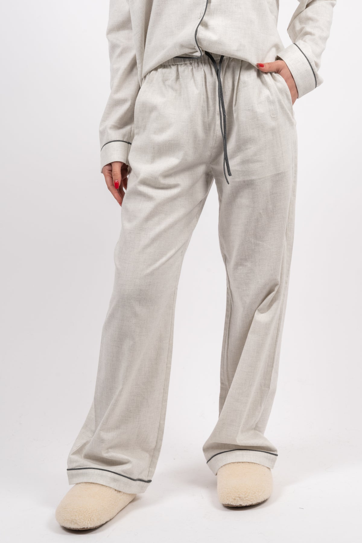 Sweet Dreams Pyjamas Pant - Light Gray Melange